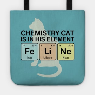 Chemistry Cat - Fe Li Ne Tote