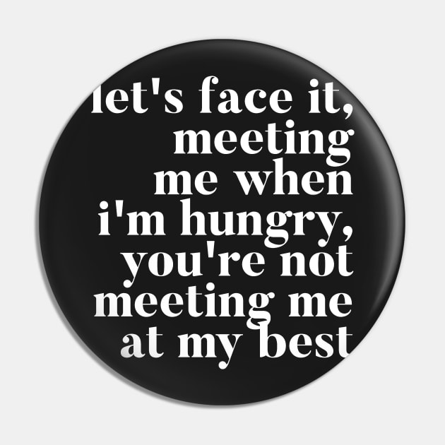 Let's face it meeting me when I'm hungry, you're not meeting me at my best - RHONY Ramona Quote Pin by mivpiv