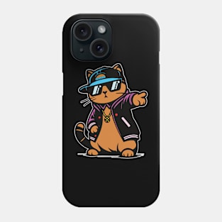 Cool Orange Cat, Ginger Cat Hiphop Lifestyle Design Phone Case