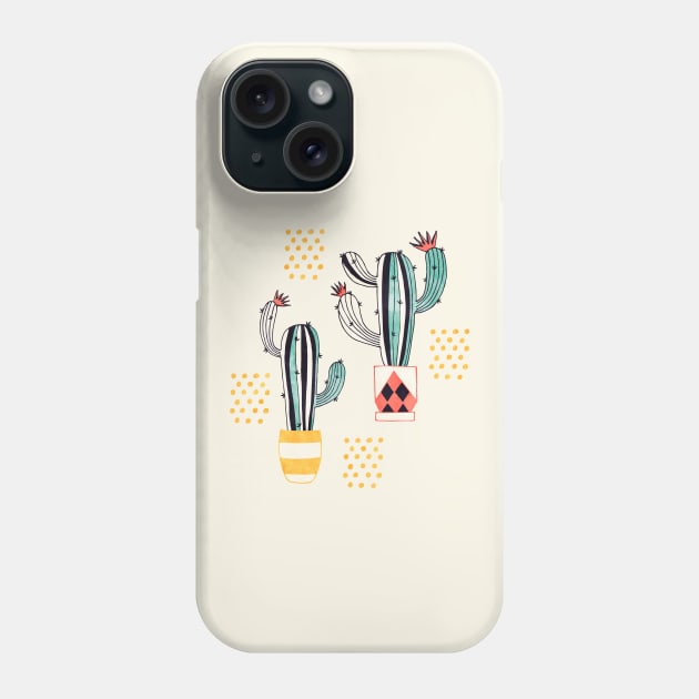 Cactus Phone Case by Lidiebug