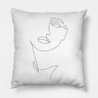 Triple Face Line Pillow