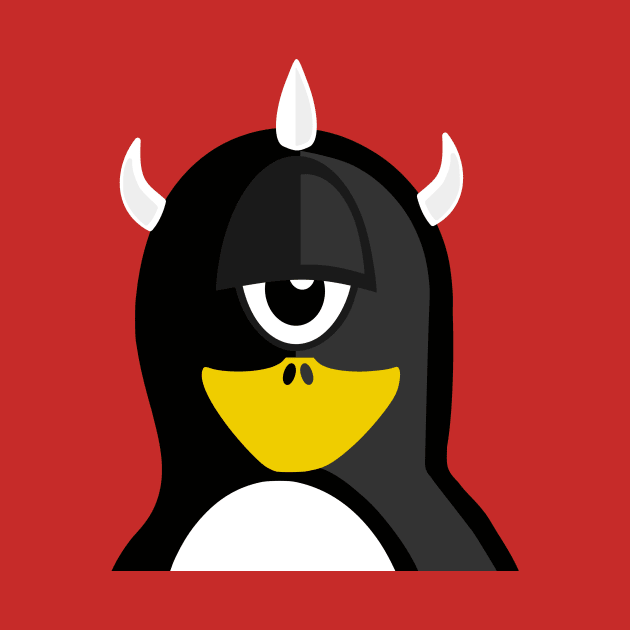 Penguin in Cyclops Costume by PatrioTEEism