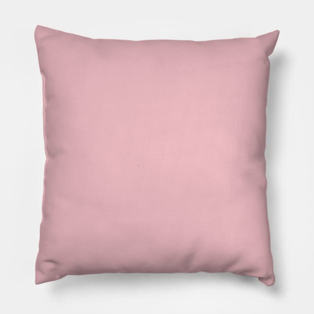 Pretty Pink Plain Solid Color Pillow by squeakyricardo