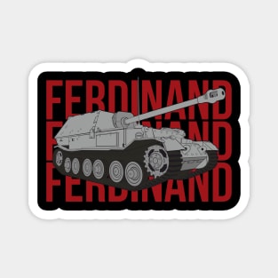 Ferdinand German tank destroyer Magnet