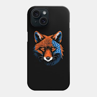Patriotic Red Fox Phone Case