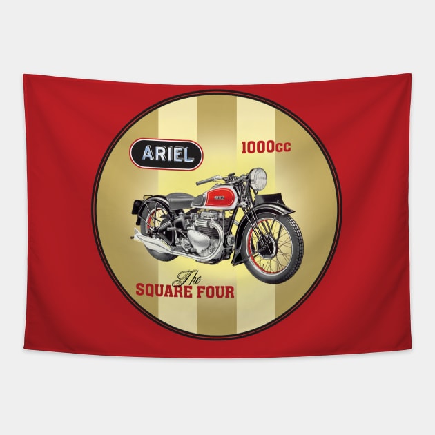 Ariel Motorcycles 7 Tapestry by Midcenturydave