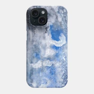 Fluid Abstract Blue Painting Phone Case