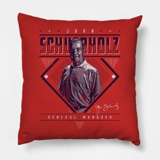 John Schuerholz Atlanta Diamond Name Pillow