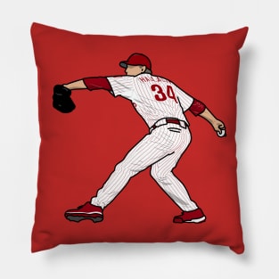 Halladay throw Pillow