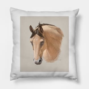 Buckskin Horse Pillow