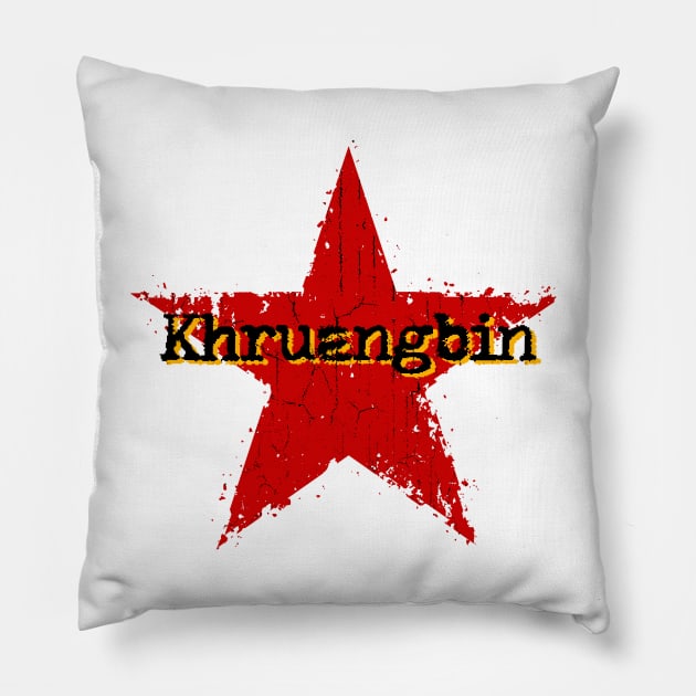 best vintage star Khruangbin Pillow by BerduaPodcast