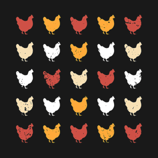 Chicken pattern T-Shirt