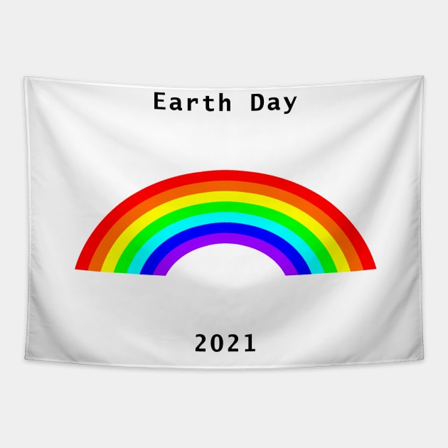 Rainbows for Earth Day 2021 Tapestry by ellenhenryart