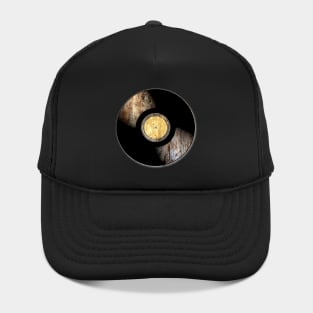 Vinyl Record rusty texture Hat