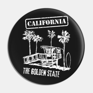 California The Golden State Pin