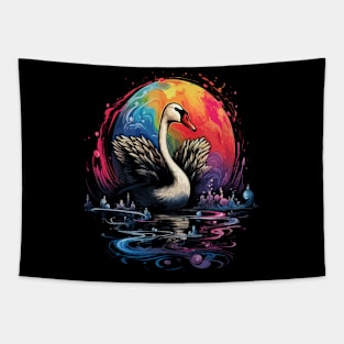 Swan Earth Day Tapestry