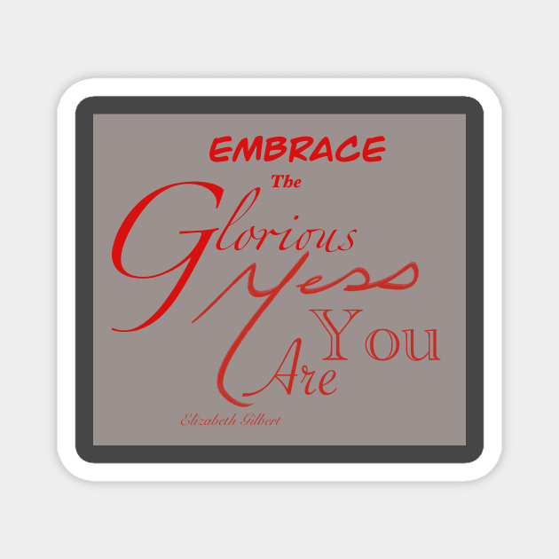 Embrace you Magnet by Wolfgon Designs