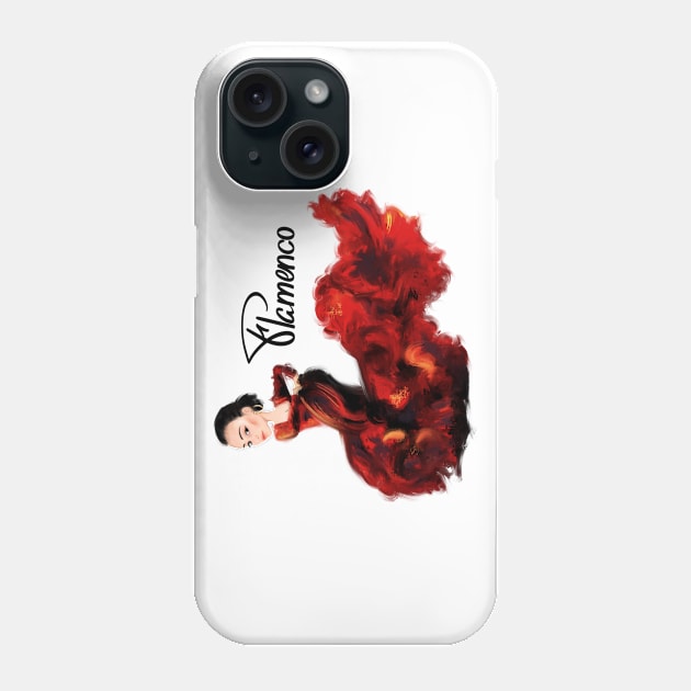 Flamenco Phone Case by ILYOart