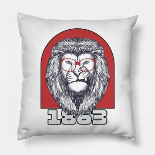 Lion Head Art Pillow