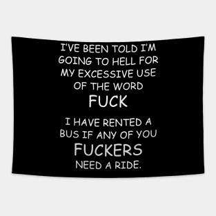 Bus Fuckers W/B Tapestry