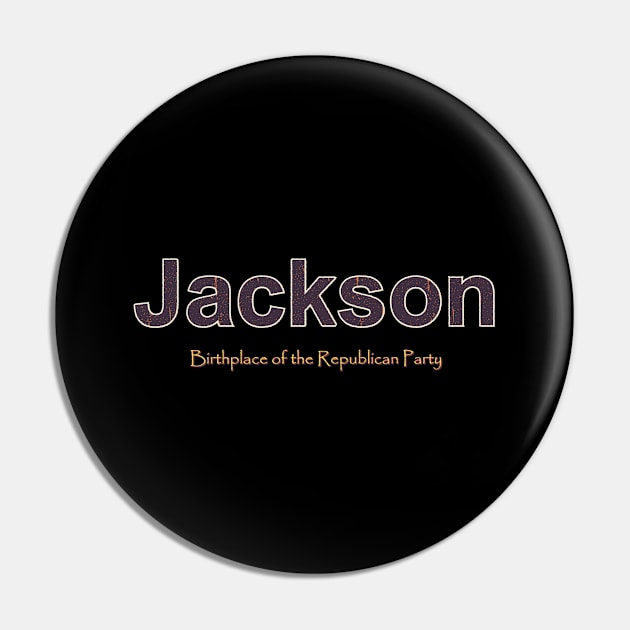 Jackson Grunge Text Pin by WE BOUGHT ZOO