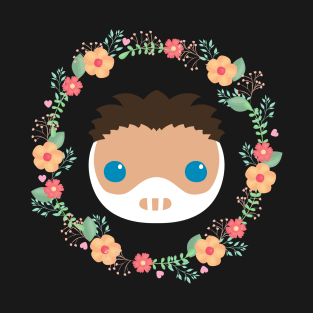 Cute Chibi Will Graham with Flower Crown T-Shirt