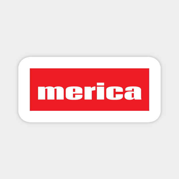 Merica Words Millennials Use America Magnet by ProjectX23Red