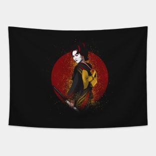 Geisha Blade Tapestry