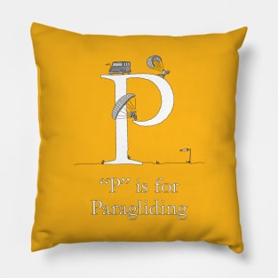 P is for Paragliding Pillow