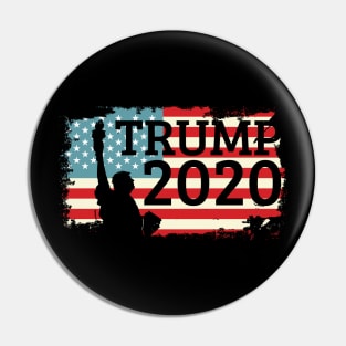 USA Flag Trump 2020 as Statue of Liberty Pin