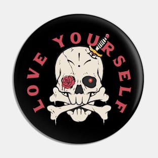 Love your self Pin