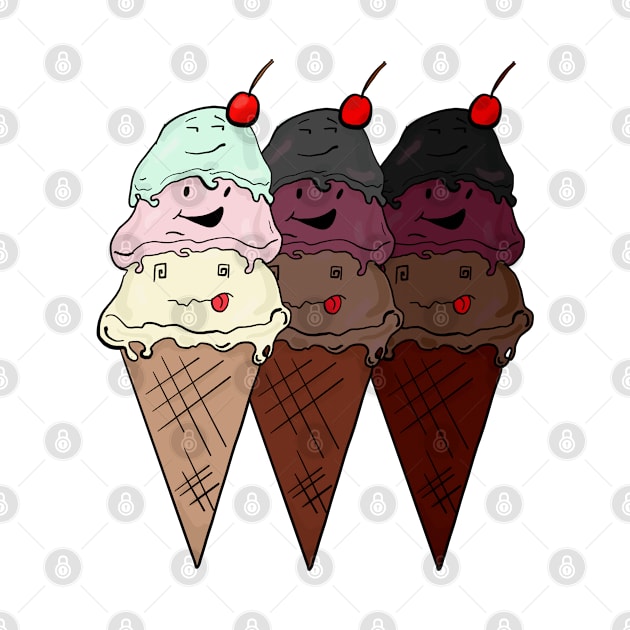 Ice Cream Emotions by Danispolez_illustrations