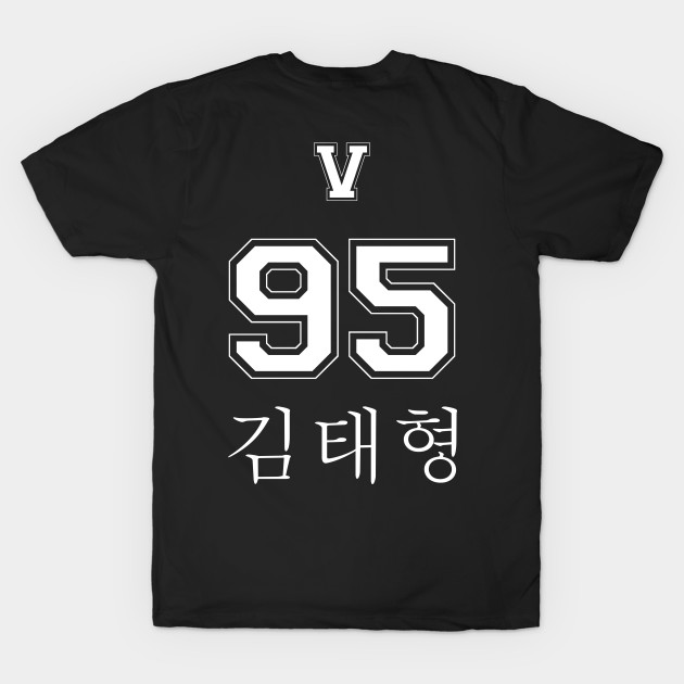 BTS Bangtan Boys Jimin 95 Army Merchandise Jersey Shirt Black Long