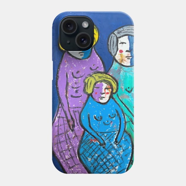 Pregnant family #2 Phone Case by Artist Pavel Kuragin