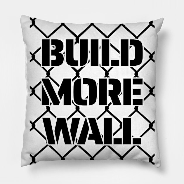 Build that Wall art Pillow by Brand X Graffix