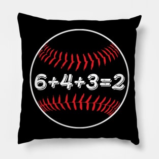 643 Double Play Baseball Player Gift Baseball Saying Pillow