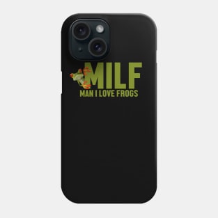 man i love frogs - shy Phone Case