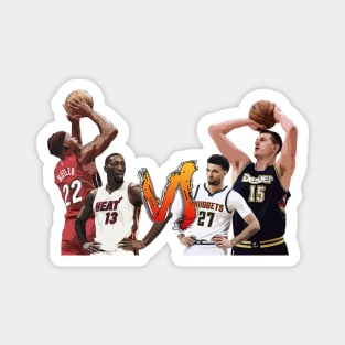 NBA FINALS heat vs Nuggets Magnet