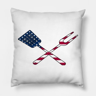 BBQ Utensils  American style Pillow