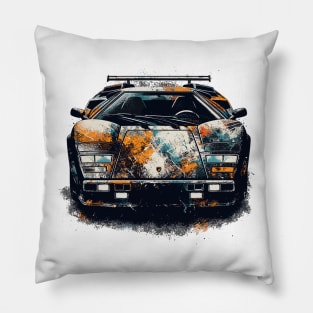 Lamborghini Countach Pillow