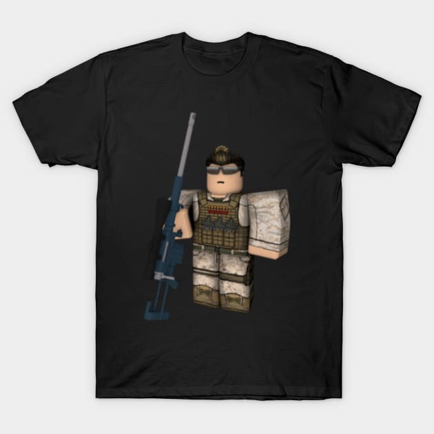 petroleum Variant Plakater Military caracter Roblox - Roblox Game - T-Shirt | TeePublic