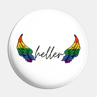 heller rainbow wings destiel Pin