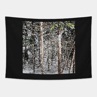 Forest Snow Mosaic Tapestry