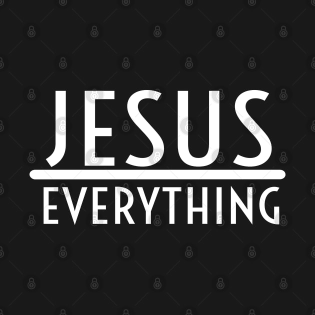 Jesus Over Everything Religious Christian by Happy - Design