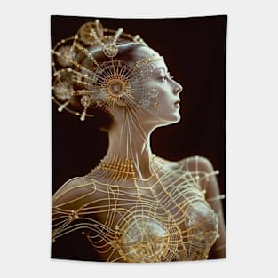 Cyborg Ballet Tapestry