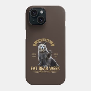 Fat Bear Week Championship 2023-funny bear Vintage Phone Case