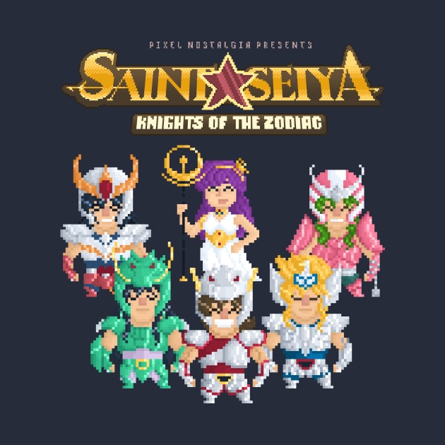 8 bit Pixel Anime Nostalgic Saint Seiya 90s by YayPixel