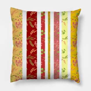 Floral color blocks Pillow