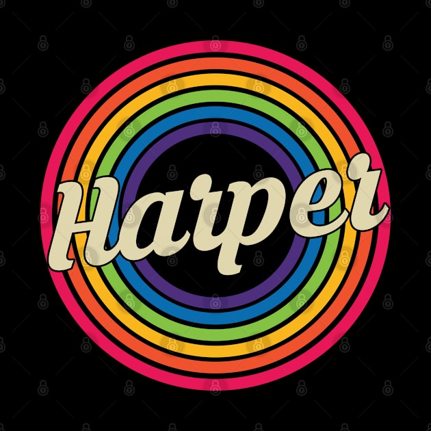 Harper - Retro Rainbow Style by MaydenArt