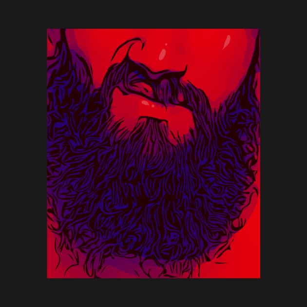 Cool Beard Hipster by Kreisel